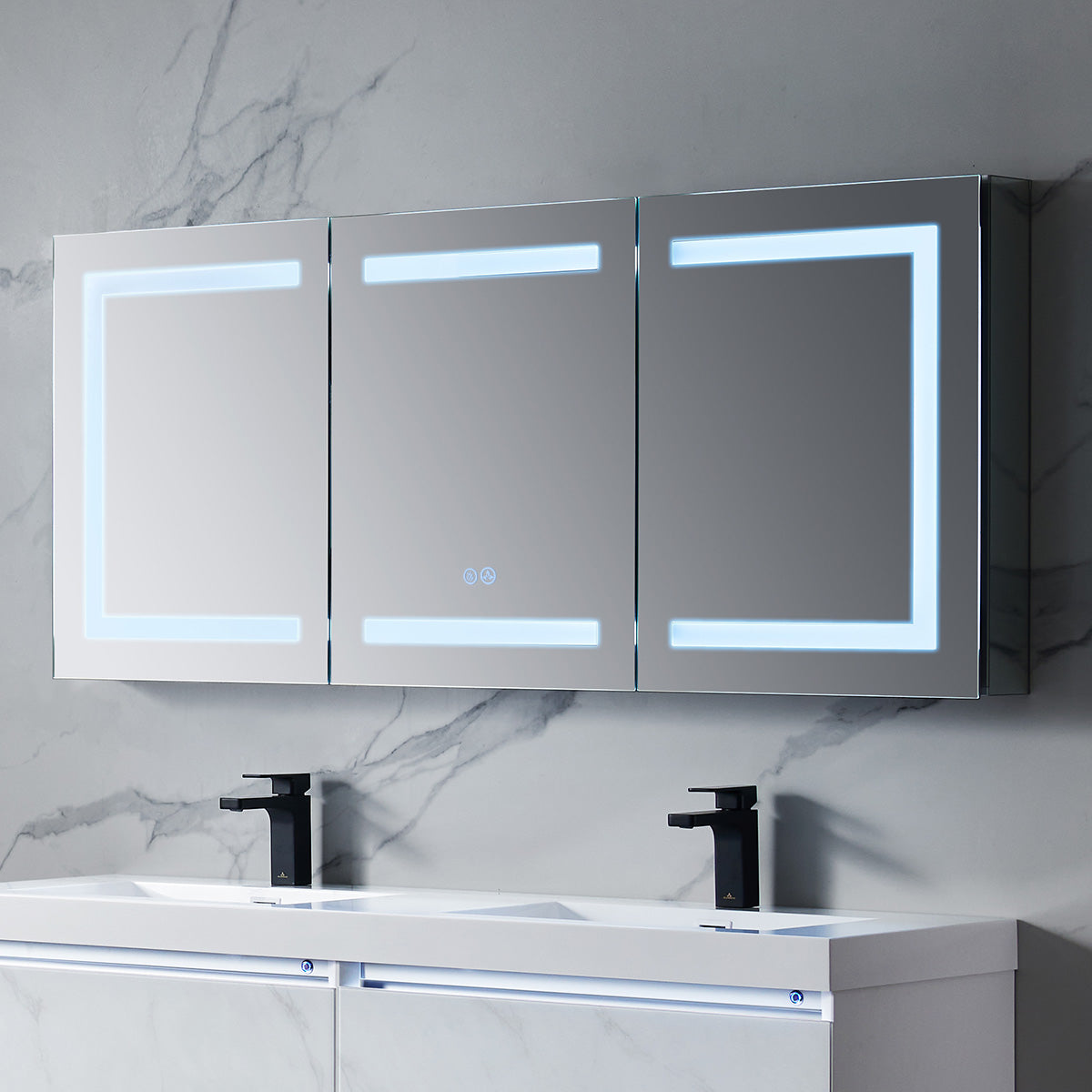 Rigel – 60 Inch LED Medicine Cabinet  - Shop at Home Craft Studio - 5