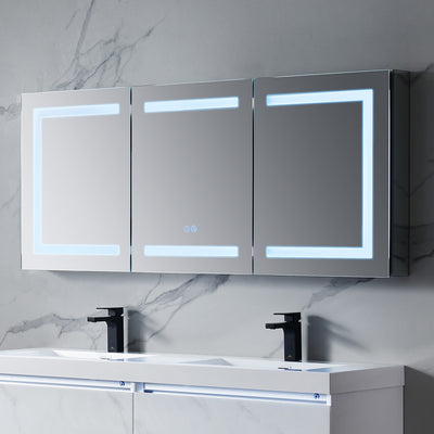 Rigel – 60 Inch LED Medicine Cabinet  - Shop at Home Craft Studio - 5