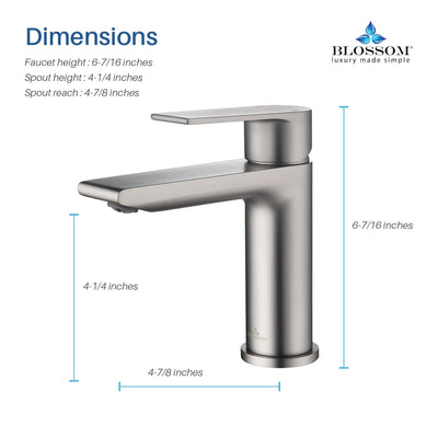 Single Handle Lavatory Faucet – F01 102  - Shop at Home Craft Studio - 2