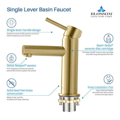Single Handle Lavatory Faucet – F01 116  - Shop at Home Craft Studio - 5