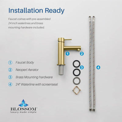 Single Handle Lavatory Faucet – F01 116  - Shop at Home Craft Studio - 6