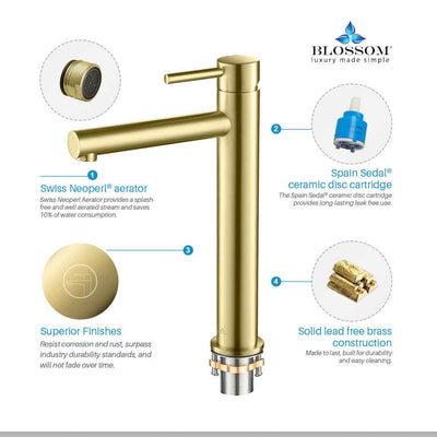 Single Handle Lavatory Faucet – F01 117  - Shop at Home Craft Studio - 5