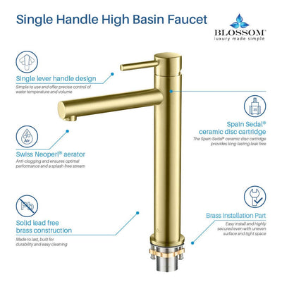 Single Handle Lavatory Faucet – F01 117  - Shop at Home Craft Studio - 6
