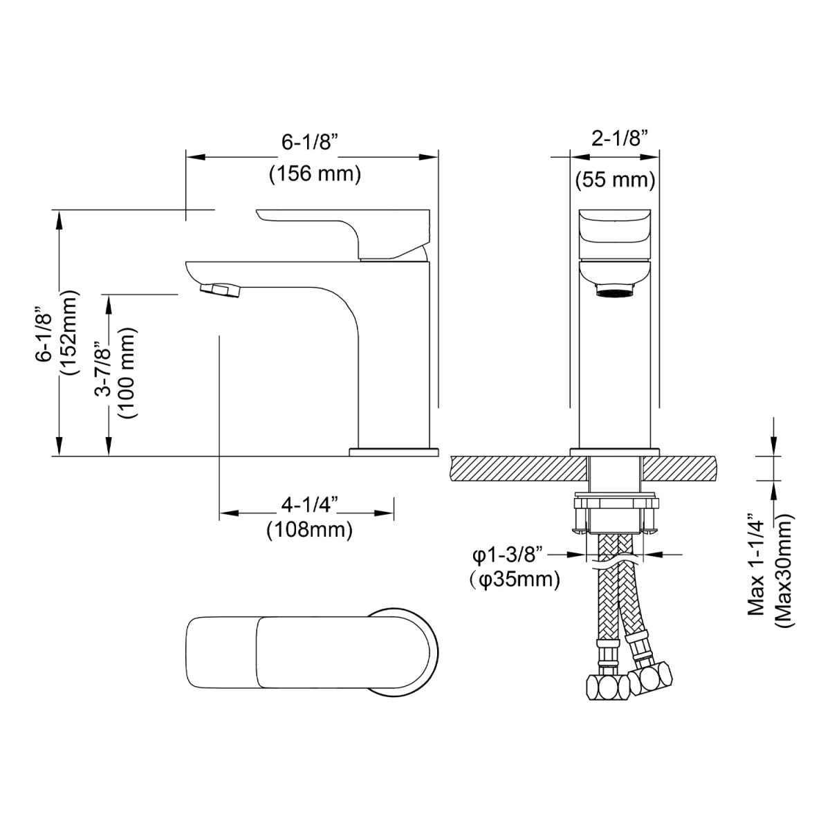 Single Handle Lavatory Faucet – F01 120  - Shop at Home Craft Studio - 17