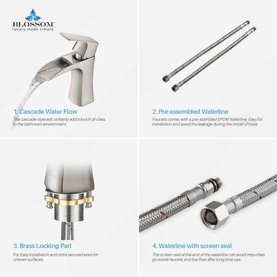 Single Handle Lavatory Faucet – F01 301  - Shop at Home Craft Studio - 5