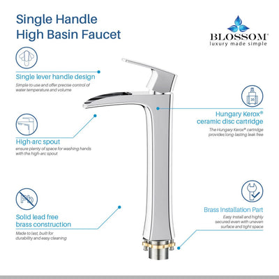Single Handle Lavatory Faucet – F01 305  - Shop at Home Craft Studio - 6