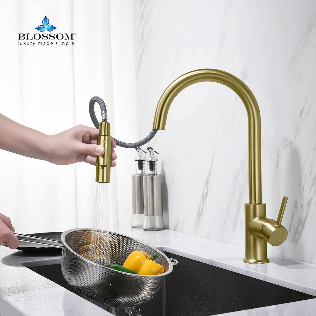 Single Handle Pull Down Kitchen Faucet – F01 206  - Shop at Home Craft Studio - 7