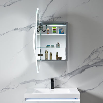 Spica – 24 Inch LED Medicine Cabinet  - Shop at Home Craft Studio - 3