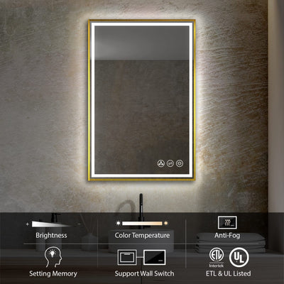 Stellar 24 Inch LED Mirror  - Shop at Home Craft Studio - 2