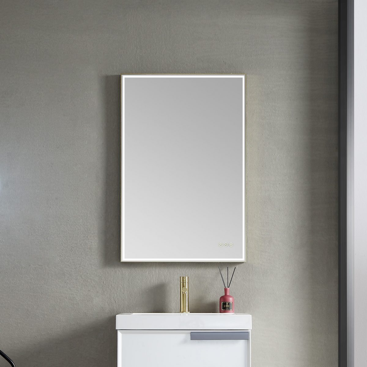 Stellar 24 Inch LED Mirror  - Shop at Home Craft Studio - 5