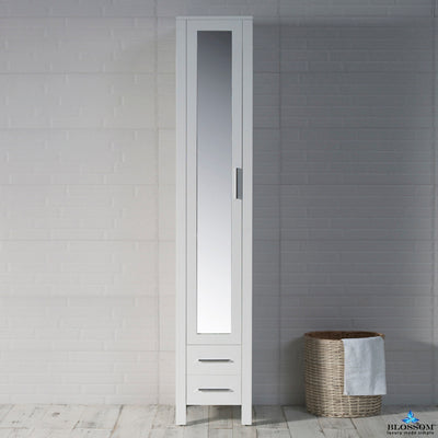 Sydney 15 Inch Mirror Linen Cabinet  - Shop at Home Craft Studio - 2