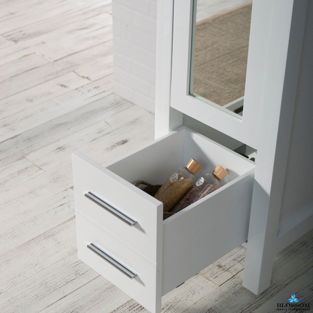 Sydney 15 Inch Mirror Linen Cabinet  - Shop at Home Craft Studio - 4