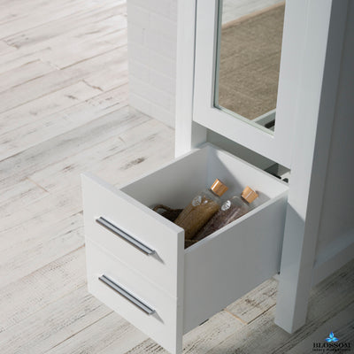 Sydney 15 Inch Mirror Linen Cabinet  - Shop at Home Craft Studio - 4