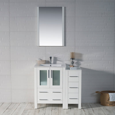 Sydney 36 Inch Vanity with Side Cabinet  - Shop at Home Craft Studio - 1