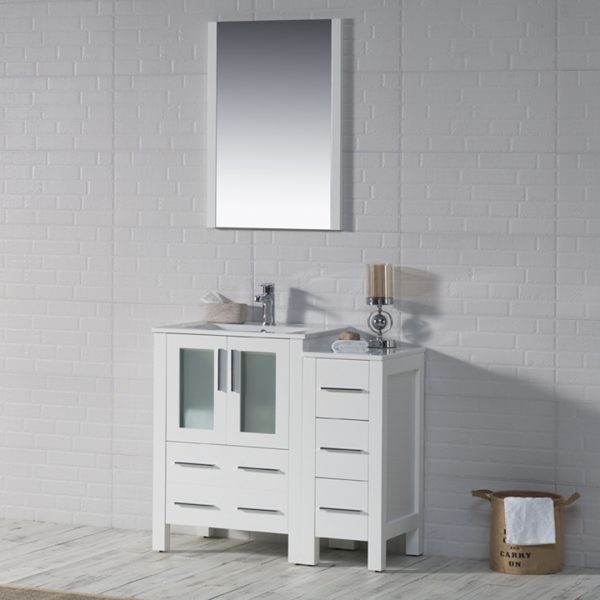 Sydney 36 Inch Vanity with Side Cabinet  - Shop at Home Craft Studio - 8