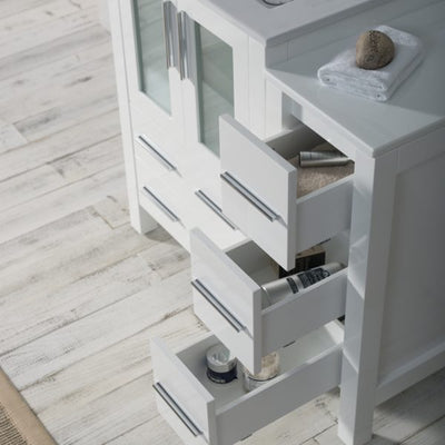 Sydney 36 Inch Vanity with Side Cabinet  - Shop at Home Craft Studio - 11