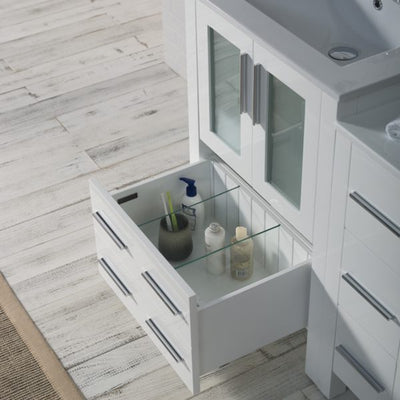 Sydney 36 Inch Vanity with Side Cabinet  - Shop at Home Craft Studio - 12