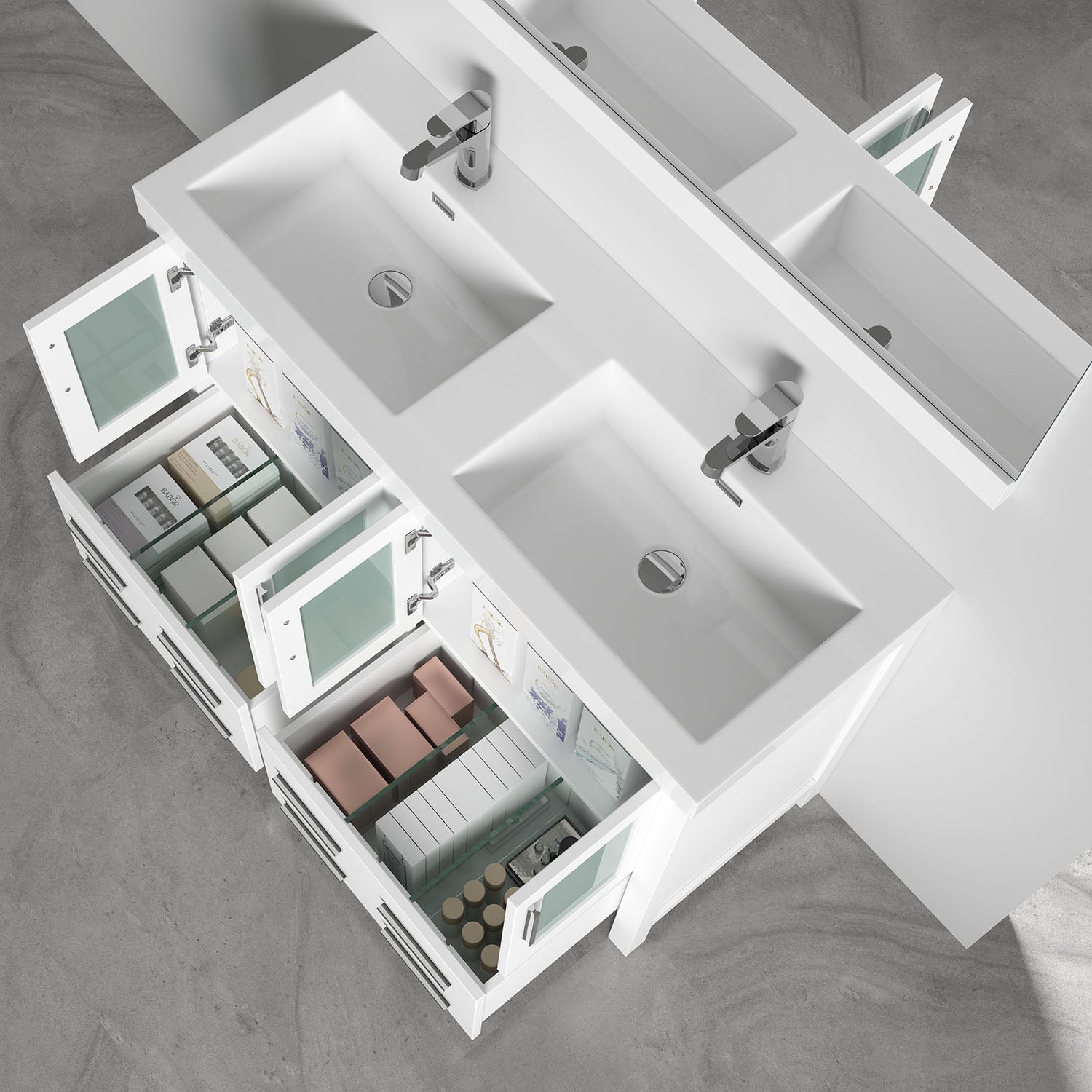 Sydney 48 Inch Vanity  - Shop at Home Craft Studio - 6