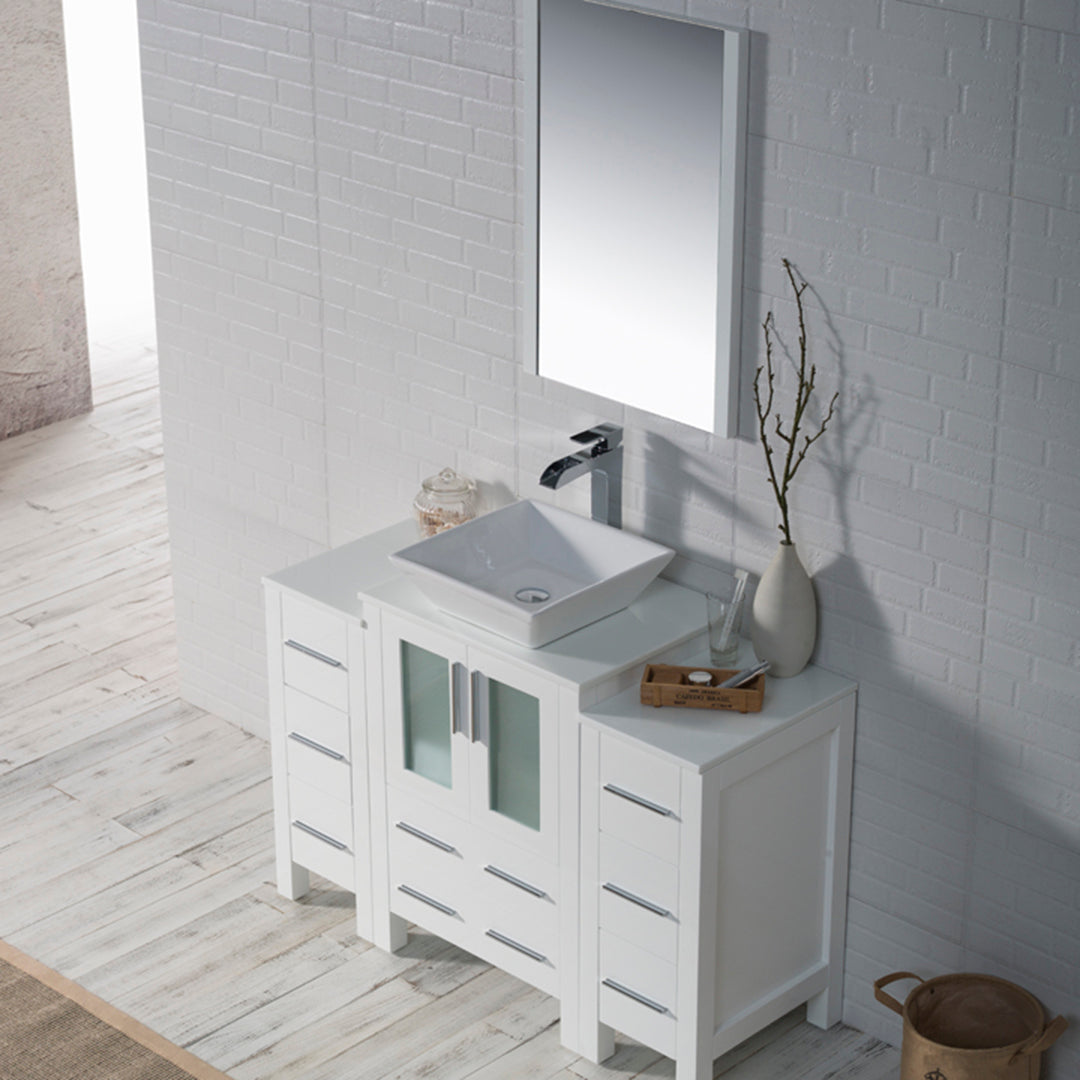Sydney 48 Inch Vanity with Side Cabinet  - Shop at Home Craft Studio - 2
