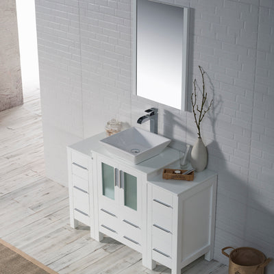 Sydney 48 Inch Vanity with Side Cabinet  - Shop at Home Craft Studio - 2