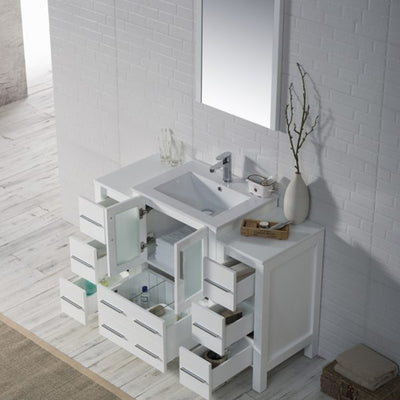 Sydney 48 Inch Vanity with Side Cabinet  - Shop at Home Craft Studio - 8