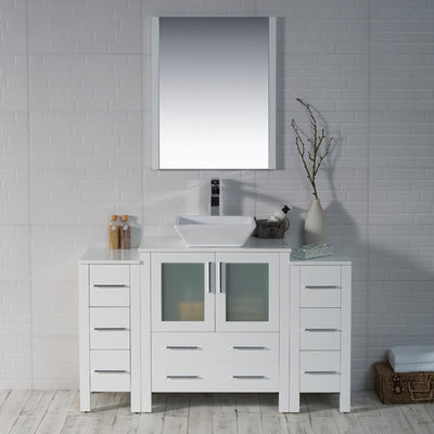 Sydney 54 Inch Vanity with Side Cabinet  - Shop at Home Craft Studio - 1
