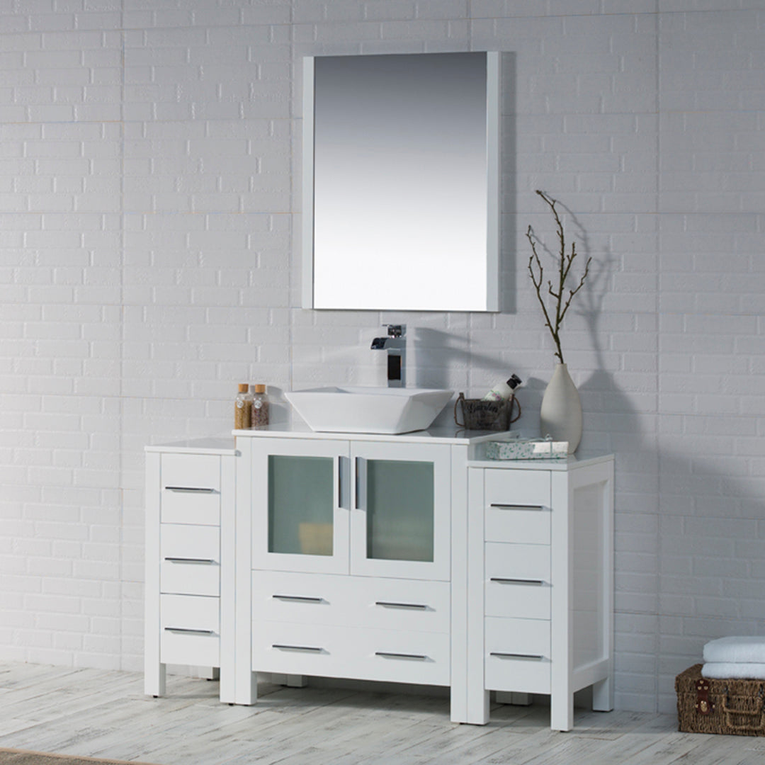 Sydney 54 Inch Vanity with Side Cabinet  - Shop at Home Craft Studio - 3