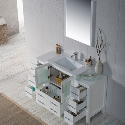 Sydney 54 Inch Vanity with Side Cabinet  - Shop at Home Craft Studio - 4