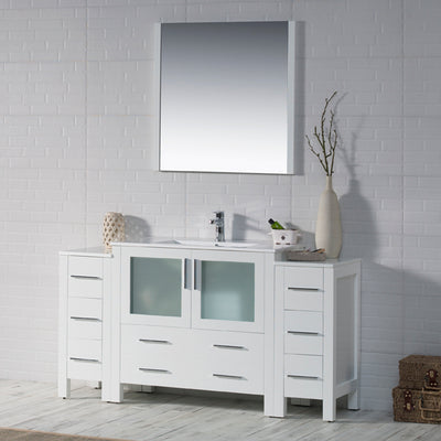 Sydney 60 Inch Vanity with Side Cabinet  - Shop at Home Craft Studio - 2