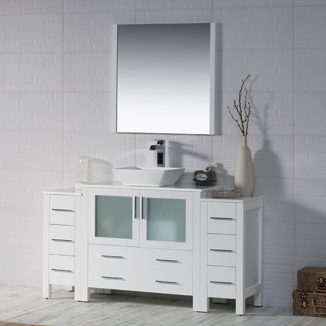 Sydney 60 Inch Vanity with Side Cabinet  - Shop at Home Craft Studio - 3