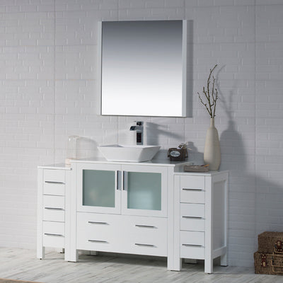 Sydney 60 Inch Vanity with Side Cabinet  - Shop at Home Craft Studio - 3