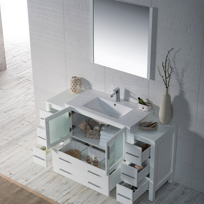 Sydney 60 Inch Vanity with Side Cabinet  - Shop at Home Craft Studio - 4