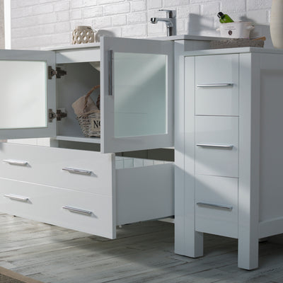 Sydney 60 Inch Vanity with Side Cabinet  - Shop at Home Craft Studio - 6