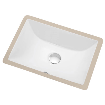 Undercounter Basin – White 20″ X 15″ Rectangular – C09 2015W  - Shop at Home Craft Studio - 1