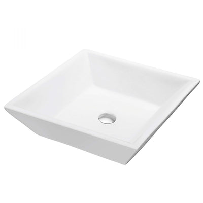 Vessel Ceramic Basin 16″ X 16″ Square – C04 1616  - Shop at Home Craft Studio - 1