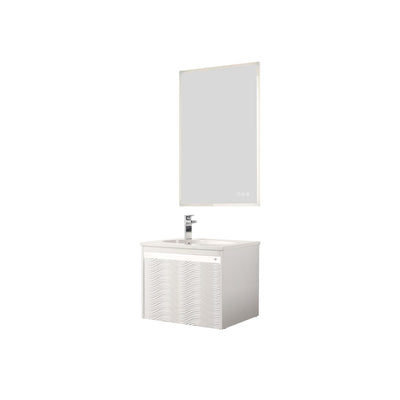 Voyage 24″ Vanity With Droplet-Shaped Basin (LED Illuminated)  - Shop at Home Craft Studio - 7