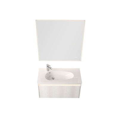 Voyage 36″ Vanity With Droplet-Shaped Basin (LED Illuminated)  - Shop at Home Craft Studio - 7