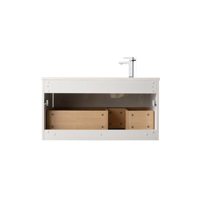 Voyage 36″ Vanity With Droplet-Shaped Basin (LED Illuminated)  - Shop at Home Craft Studio - 8