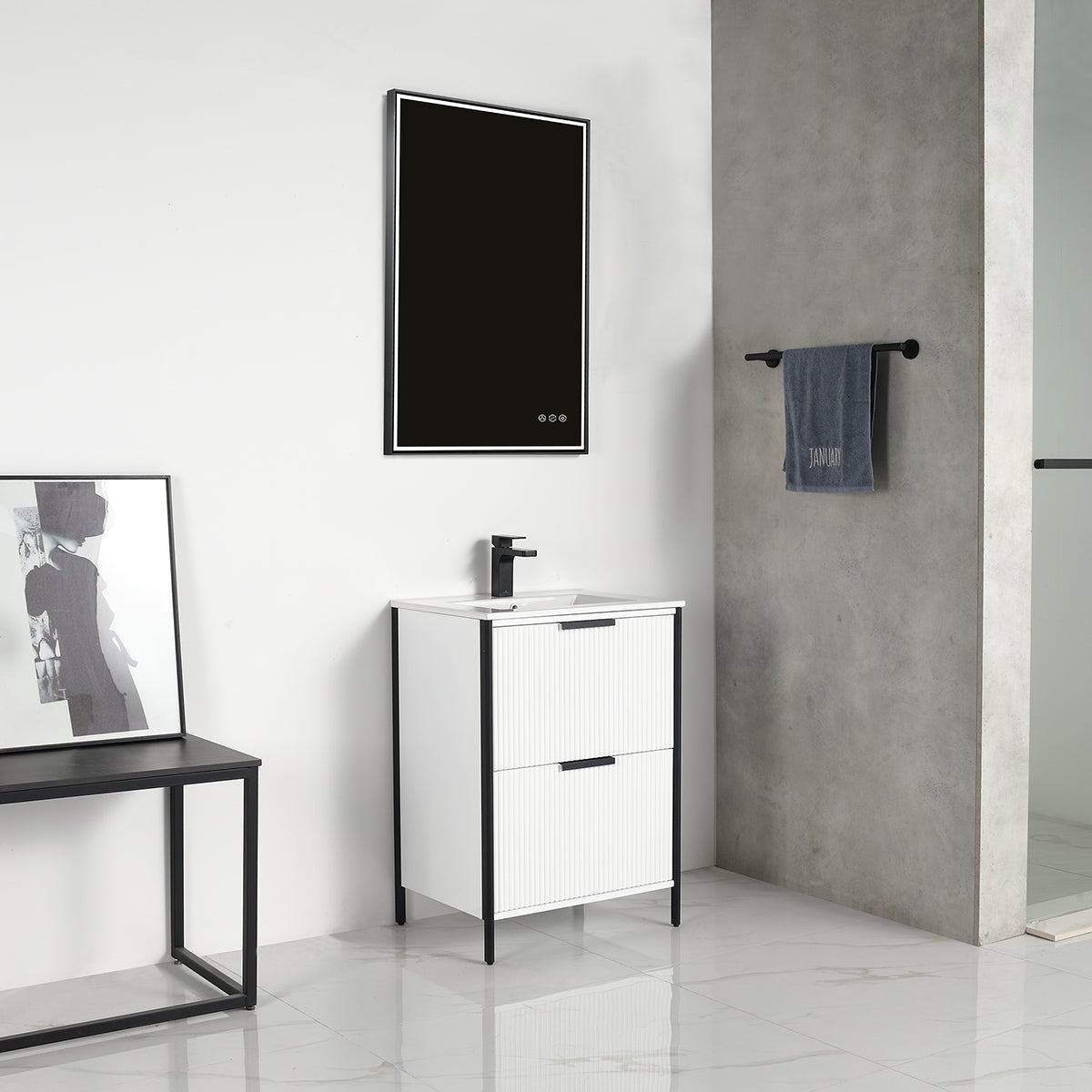 Zurich 24″ Vanity  - Shop at Home Craft Studio - 3