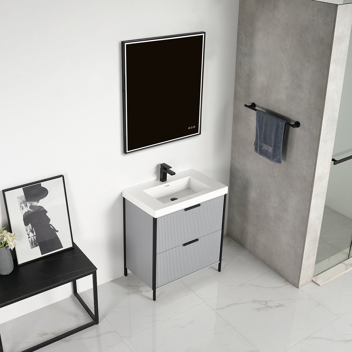Zurich 30″ Vanity  - Shop at Home Craft Studio - 6