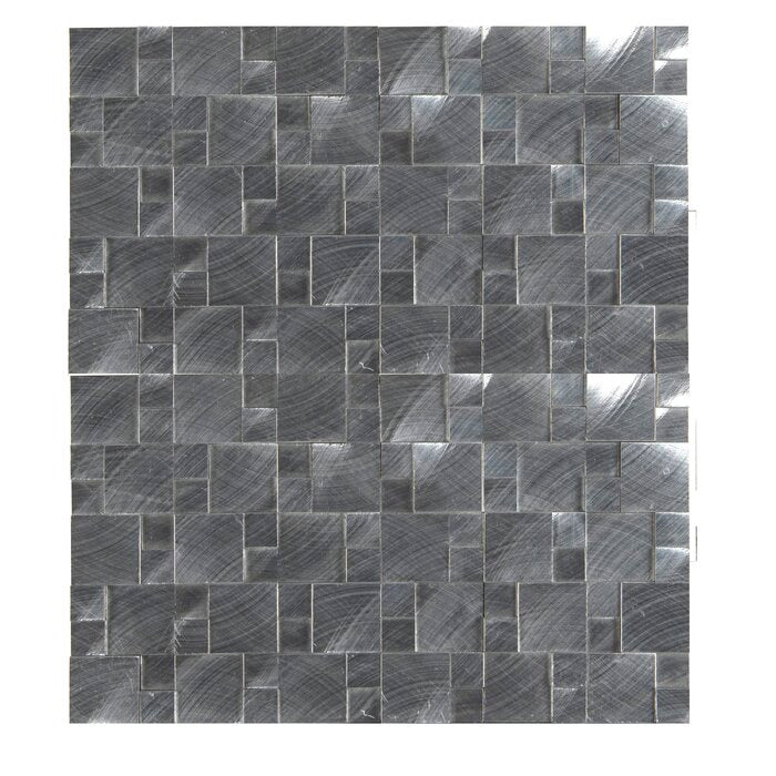 Silver Aluminum Brushed 3D
