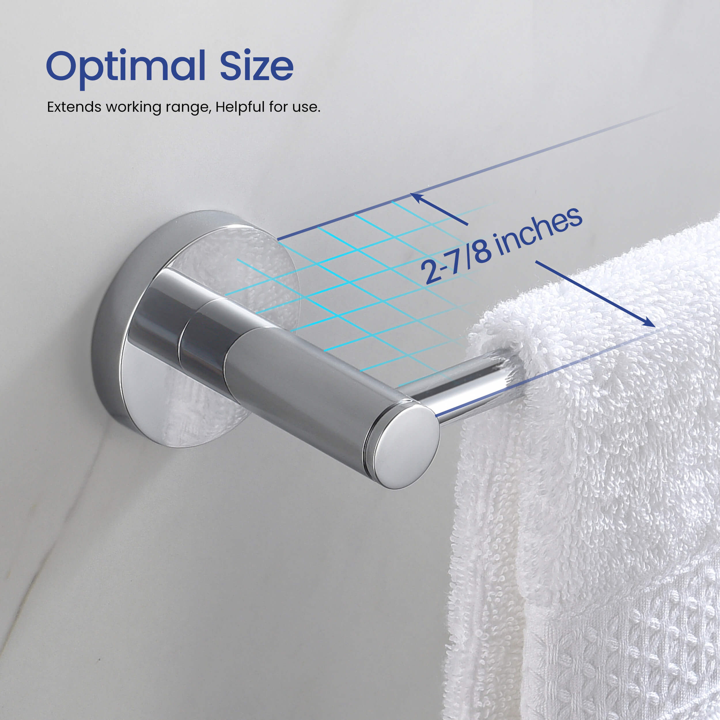 Halo 5-Piece Bathroom Hardware Set - C-CBA14-5-1