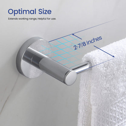 Halo 5-Piece Bathroom Hardware Set - C-CBA14-5-1