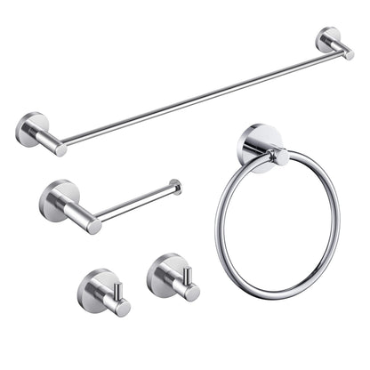 Halo 5-Piece Bathroom Hardware Set - C-CBA14-5-1