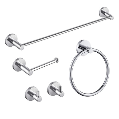 Halo 5-Piece Bathroom Hardware Set - C-CBA14-5-3