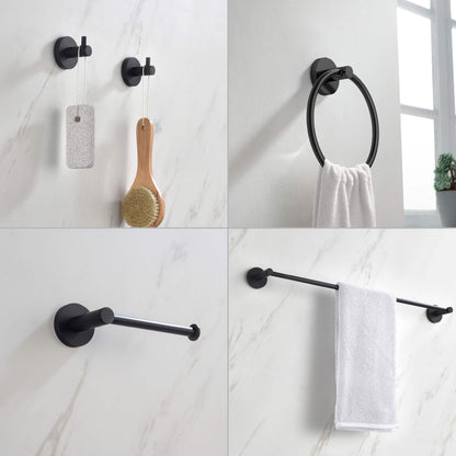 Halo 5-Piece Bathroom Hardware Set - C-CBA14-5-1