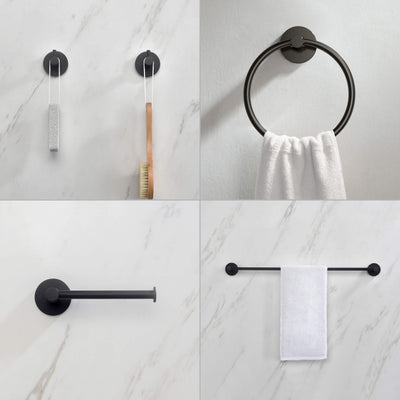Halo 5-Piece Bathroom Hardware Set - C-CBA14-5-1