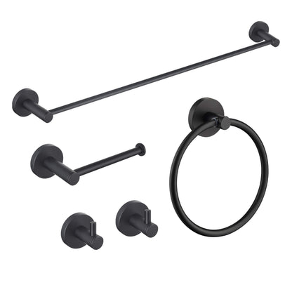 Halo 5-Piece Bathroom Hardware Set - C-CBA14-5-1