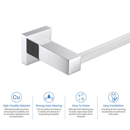 Quadra 2-Piece Bathroom Hardware Set - C-CBA15-2-2
