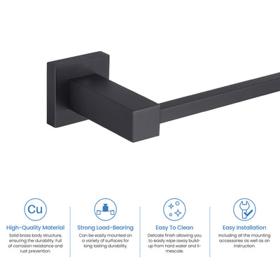 Quadra 2-Piece Bathroom Hardware Set - C-CBA15-2-2
